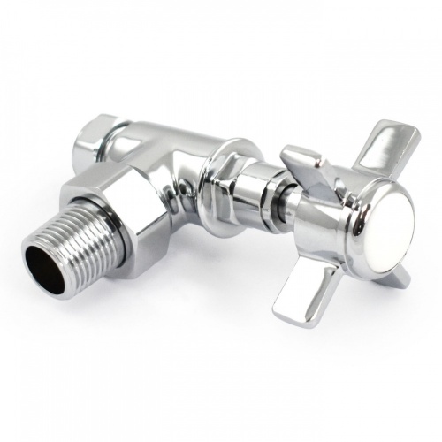 Belgravia Manual Cast Iron Radiator Valves Chrome